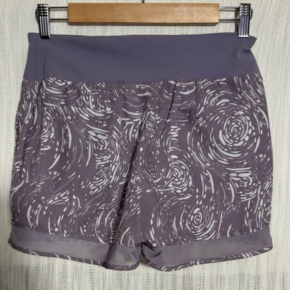 Aspen size small Women's Purple Patterned Shorts - Picture 2 of 4